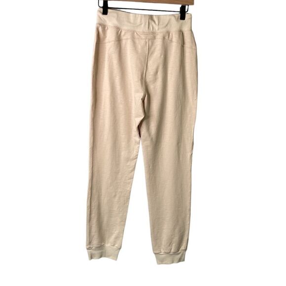 L*Space Livin' is Easy Long Sleeve Pullover Crop Top & Jogger Set in Beige - Picture 8 of 16